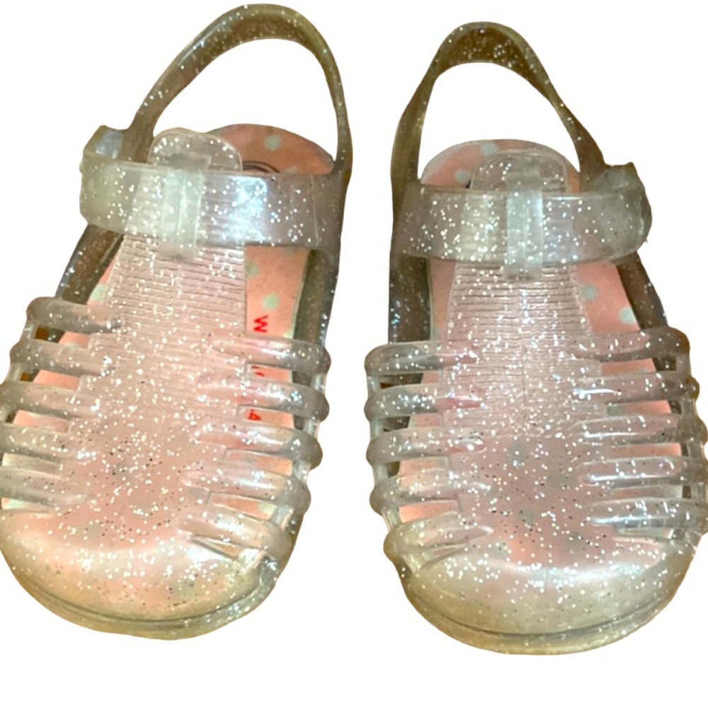 Size 6 Little girls glitter sandle